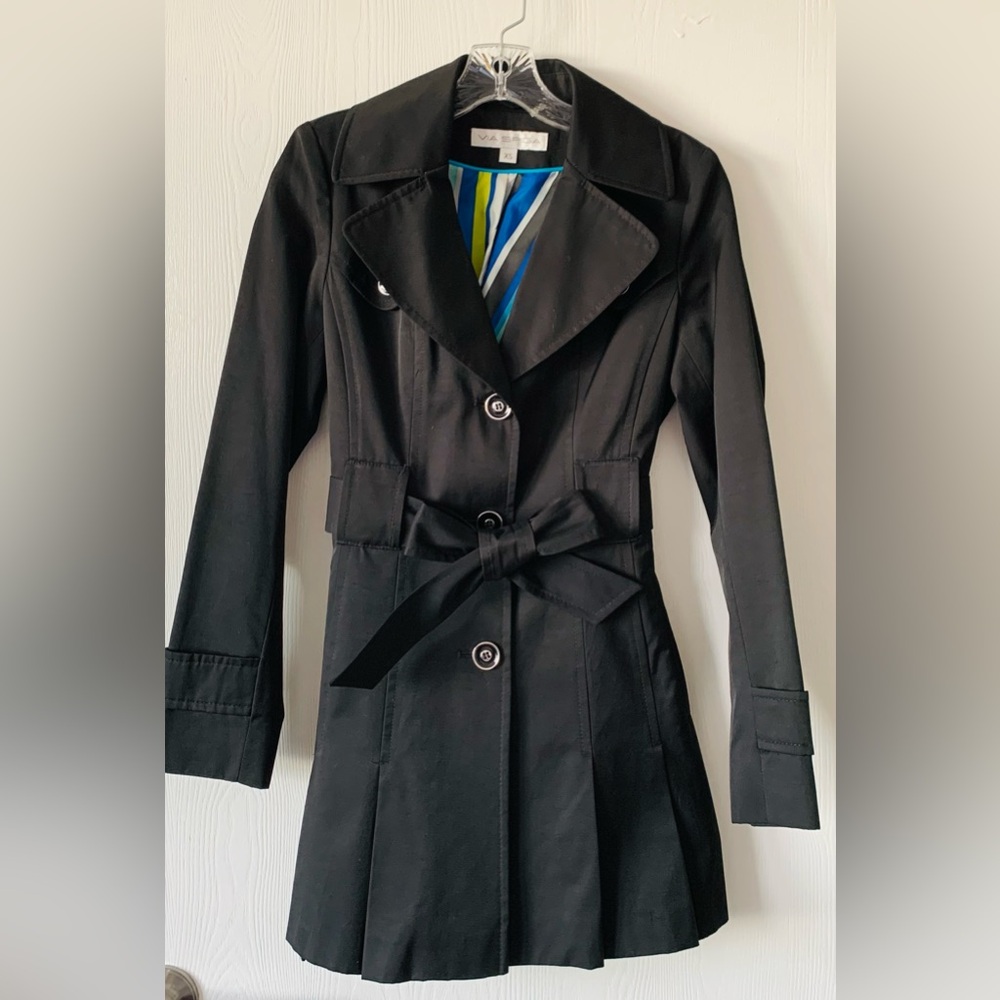 Via Spiga Single Breasted Belted Trench Coat - XS